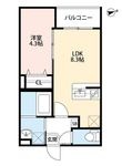 リエート大橋町の間取図