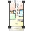 シャルマンフジスマート尼崎出屋敷駅前ステーショングリーンの間取図