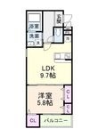 ヴェルメゾン南郷の間取図