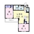 HILL COURT 水無瀬の間取図