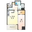 レシオ千里丘の間取図