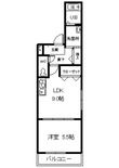 フジパレス寺田町Ⅱ番館の間取図