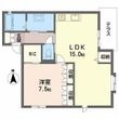 シャーメゾン田川北の間取図