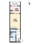 大阪市住之江区東加賀屋4丁目の間取図
