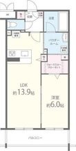 写真：尼崎市富松町３丁目1階の間取図