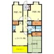 エーデル雲雀丘二番館の間取図