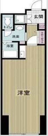 拡大写真:大阪市港区弁天1丁目 26階2603の間取り