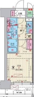 大阪市淀川区西三国２丁目の間取図