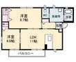 ガーデン・わきの間取図