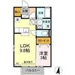 ユイール B棟の間取図