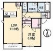 フルール白石の間取図