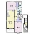 ル シェル ヴィラージュの間取図