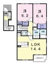 フォーリスト ベルの間取図