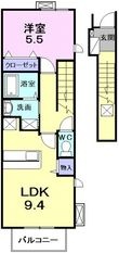 ソルシェール和泉中央Ⅰの間取図