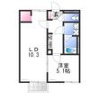 レオパレスステイシャイニィ岡の間取図