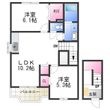 カーサ高尾の間取図
