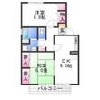 セジュール松原の間取図