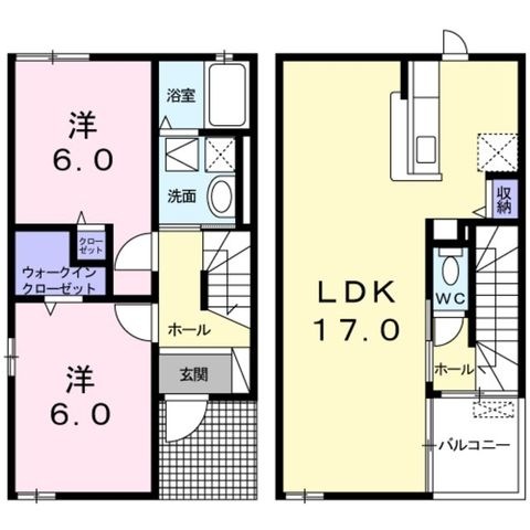 拡大写真:昭和町1丁目戸建1号 1階101の間取り