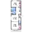クリエオーレ南新町の間取図