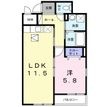 フルー リールの間取図