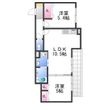 クリエオーレ菊水町の間取図