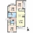 シャーメゾン 伽羅橋の間取図