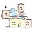 シャーメゾン 伽羅橋の間取図