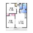 エスポワールⅡ　Bの間取図