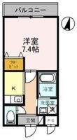 フォンテーヌ上野芝の間取図