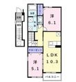 ソルシェール和泉中央Ⅲの間取図