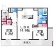 シャーメゾン ワイズベルの間取図