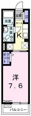 ヴォヌール鳳の間取図