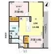 グランヴェールⅦの間取図