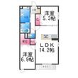 SunSky鳳西町の間取図