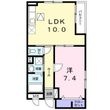フルー リールの間取図