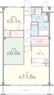 リヴィエール寺内町の間取図