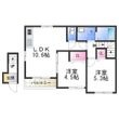 アルビネスⅠの間取図