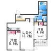 シュトラール鳳の間取図