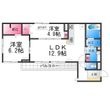 シュトラール鳳の間取図