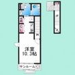 フェリオ津久野の間取図