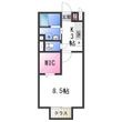 写真:シャルト 2階203の間取図