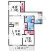 SunSky鳳西町の間取図