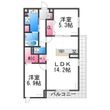 SunSky鳳西町の間取図