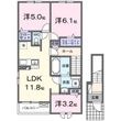 サジュールKⅡの間取図