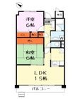 フローラ藤の間取図