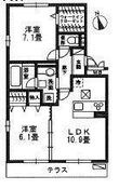 フェリーチェファミリアの間取図
