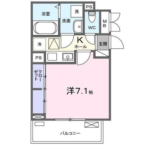 拡大写真:フォルトゥーナ 1階101の間取り