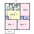 写真：チェリーブロッサムＡ1階の間取図