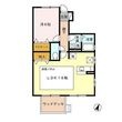 ガーデンコート Bの間取図