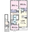 グレイス Eの間取図